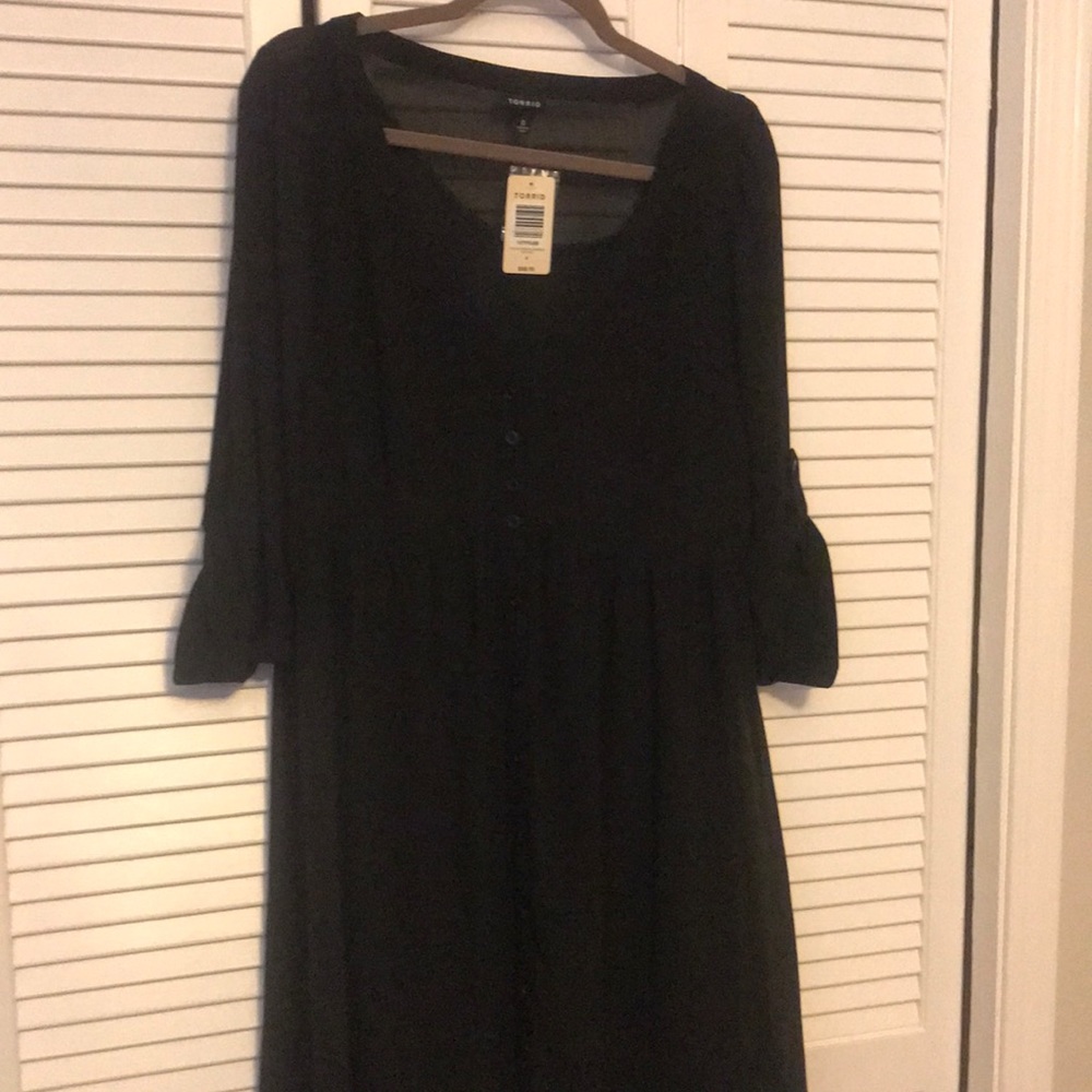 Torrid Chiffon Shirt Dress